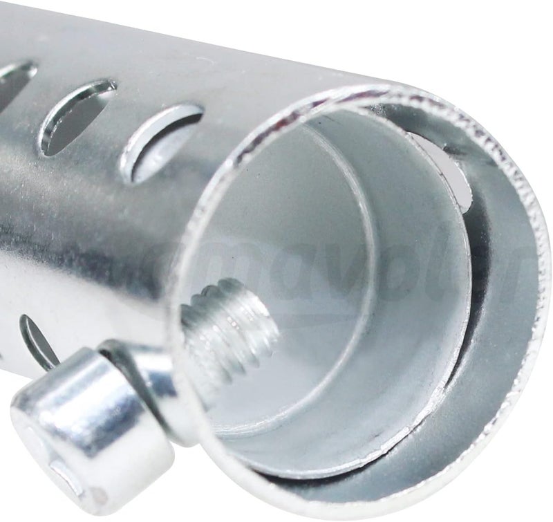 amavoler 2 Pcs Motorcycle Exhaust Silencer Motorbike Muffler Insert Baffle Silencer Universal (silver-35mm,2Pcs) - Image 4